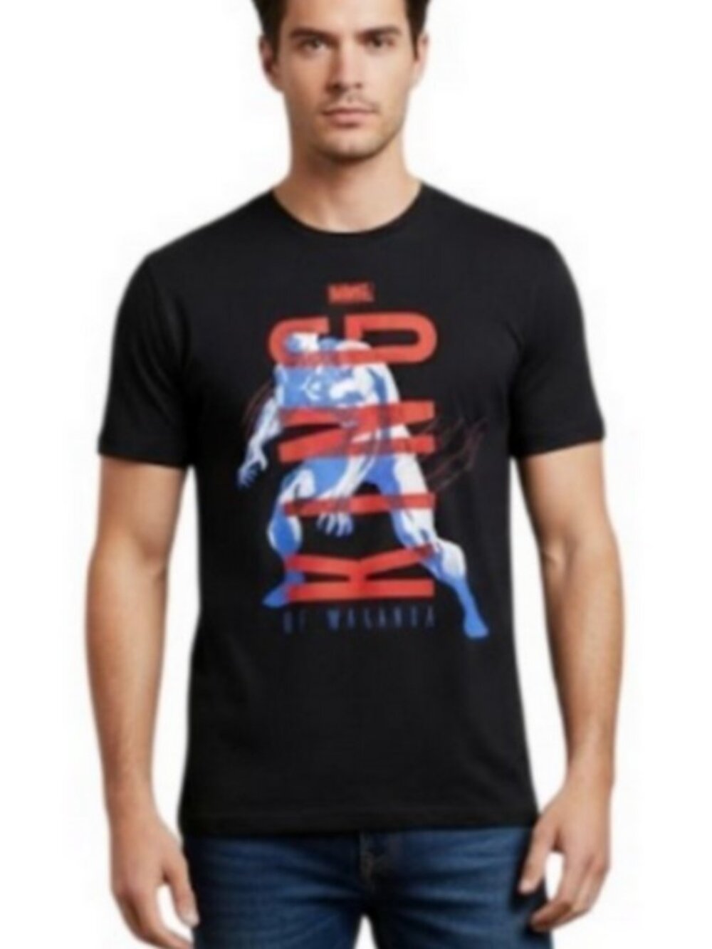 Marvel Loot Crate Black Panther King of Wakanda Graphic T-Shirt Men's Large NEW